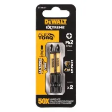 Набір біт DeWALT IMPACT TORSION, ударні, Ph2, L=57 мм, 2 шт (DT70532T)