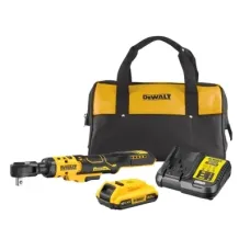 Гайковерт DeWALT кутовий - тріскачка, 18V XR Li-lon 2Ah, 95 Нм, сумка (DCF512D1)