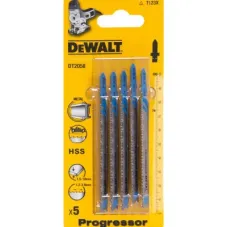 Полотно DeWALT пильное для металла, L=100, WL=74, 1.2-2.6 мм, глубина реза - 10 мм, 5 шт (DT2058)