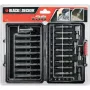 Набор бит Black&Decker PH0,PH1,SL4,SL6,Pz1,Pz2,Тx10,Тx20,L 25,50,75 мм,38 шт, кейс (A7202)