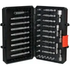 Набор бит Black&Decker PH0,PH1,SL4,SL6,Pz1,Pz2,Тx10,Тx20,L 25,50,75 мм,38 шт, кейс (A7202)
