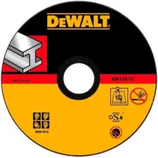 Круг відрізний DeWALT HIGH PERFORMANCE, нержавіюча сталь/листовий метал, 180х1.6х22.23 мм (DT42380Z)