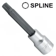 Торцева головка Toptul SPLINE M8 L100мм 1/2