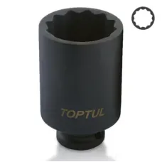 Торцева головка Toptul ударна довга 1/2
