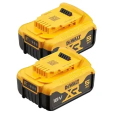 Акумулятор до електроінструменту DeWALT 18 В XR Li-lon 5Ah, 2 шт., 1.3 кг (DCB184P2)
