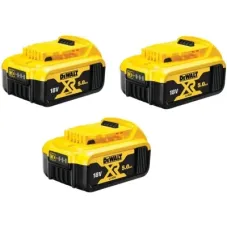Акумулятор до електроінструменту DeWALT 18 В XR Li-lon 5Ah, 3 шт., 1.94 кг (DCB184P3)