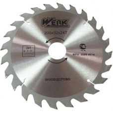 Диск пильний Werk по дереву - 200х32 24 зуб. (36110)