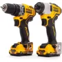 Набор электроинструментов DeWALT 2 ед. 12 В XR Li-lon, вес 5.1 кг, кейс TSTAK, 2 АКБ и ЗУ. (DCK2110L2T)