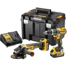 Набір електроіструментів DeWALT 2 од. 18 В XR Li-lon, вага 4.2 кг, кейс TSTAK, 2 АКБ та ЗП (DCK2080P2T)