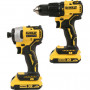 Набір електроіструментів DeWALT 2 од. 18 В XR Li-lon, вага 5.9 кг, кейс TSTAK, 2 АКБ та ЗП (DCK2062D2T)