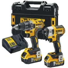 Набір електроіструментів DeWALT 2 од. 18 В XR Li-lon, вага 6.61 кг, кейс TSTAK, 2 АКБ та ЗП (DCK268P2T)