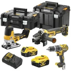 Набір електроіструментів DeWALT 3 од. 18 В XR Li-lon, вага 11.7 кг, 2 кейса, 2 АКБ та ЗП (DCK329P2T)