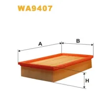 Повітряний фільтр для автомобіля Wixfiltron WA9407