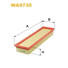 Повітряний фільтр для автомобіля Wixfiltron WA9735