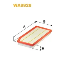 Повітряний фільтр для автомобіля Wixfiltron WA9926