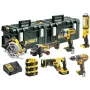 Набор электроинструментов DeWALT 6 од., 3*5Ah, 2 кейси TOUGH SYSTEM (DCK623P3)