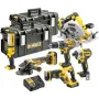 Набор электроинструментов DeWALT 6 од., 3*5Ah, 2 кейси TOUGH SYSTEM (DCK623P3)
