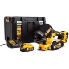 Электрорубанок DeWALT 18 В XR Li-lon, ширина 82 мм, 2*5Ah, кейс (DCP580P2)