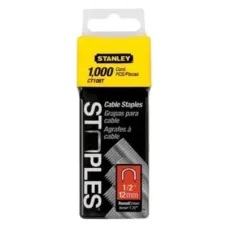Скобы для строительного степлера Stanley CABLE, тип 