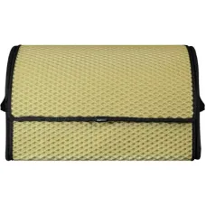 Сумка-органайзер EVAtech M-PRO 32x50x30 см. Ромб бежевий з чорним кантом (BS13642OM3RIB)