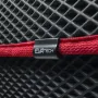 Сумка-органайзер EVAtech XL-PRO 32x100x30 см. Ромб черный с красным кантом (BS13643OX3RBR)