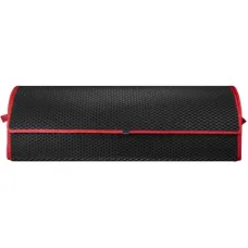 Сумка-органайзер EVAtech XL-PRO 32x100x30 см. Ромб чорний з червоним кантом (BS13643OX3RBR)