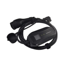 Зарядний пристрій для електромобіля HiSmart Type 2-Schuko (220V), 16A, 3.5kW, 1-фазный, 5м (EV200757)