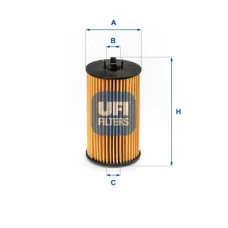 Фільтр масляний UFI 25.225.00