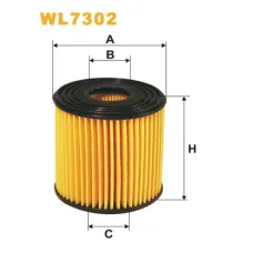 Фільтр масляний Wixfiltron WL7302