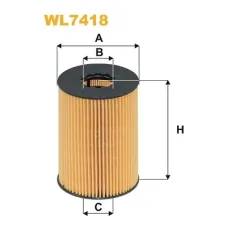 Фільтр масляний Wixfiltron WL7418