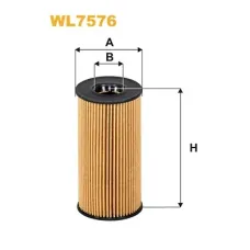 Фильтр масляный Wixfiltron WL7576