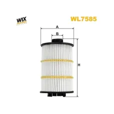 Фильтр масляный Wixfiltron WL7585