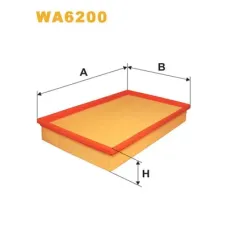 Повітряний фільтр для автомобіля Wixfiltron WA6200