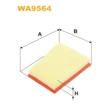 Повітряний фільтр для автомобіля Wixfiltron WA9564