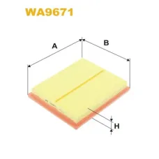 Повітряний фільтр для автомобіля Wixfiltron WA9671