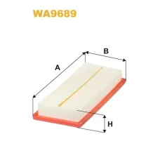 Повітряний фільтр для автомобіля Wixfiltron WA9689