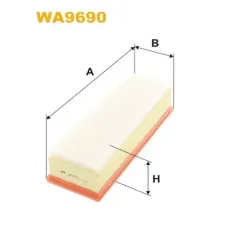 Повітряний фільтр для автомобіля Wixfiltron WA9690