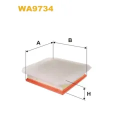 Повітряний фільтр для автомобіля Wixfiltron WA9734