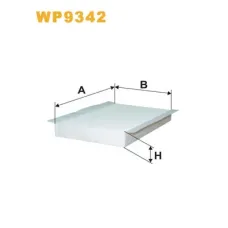 Фільтр салону Wixfiltron WP9342