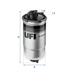 Фільтр паливний UFI 24.428.00