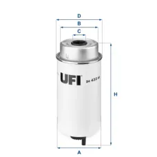 Фільтр паливний UFI 24.432.00