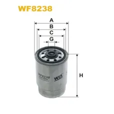 Фильтр топливный Wixfiltron WF8238