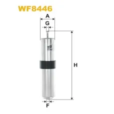 Фільтр паливний Wixfiltron WF8446