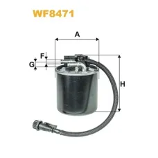 Фільтр паливний Wixfiltron WF8471