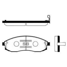 Тормозные колодки HI-Q SP1256