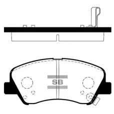 Тормозные колодки HI-Q SP1399