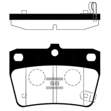 Тормозные колодки HI-Q SP1457