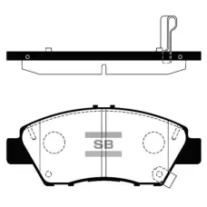 Тормозные колодки HI-Q SP1463