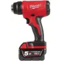 Строительный фен Milwaukee M18 BHG-502C 2x5Ah, кейс (4933459772)