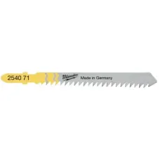 Полотно Milwaukee для лобзика T111C, 75мм/шаг зуба 3,0мм, 5шт, древесина (4932254071)